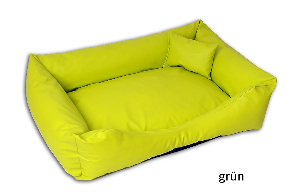 Hundebett aus Kunstleder L-XXXL