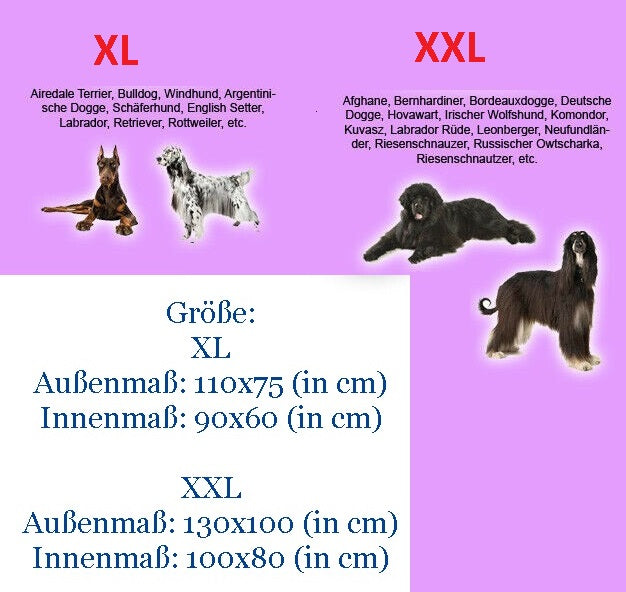 4in1 In- und Outdoor Hundebett XL-XXL HB1 - Handgemacht