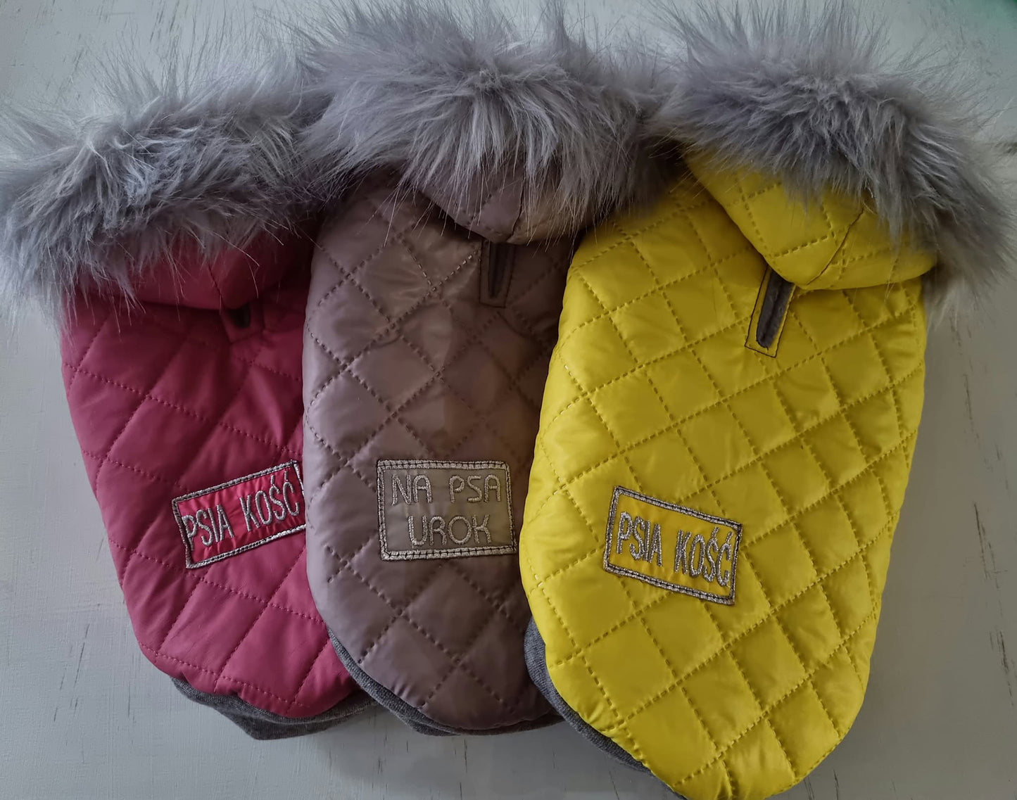 Winterjacke Maßgeschneidert - personalisiert + Hundename WJ4