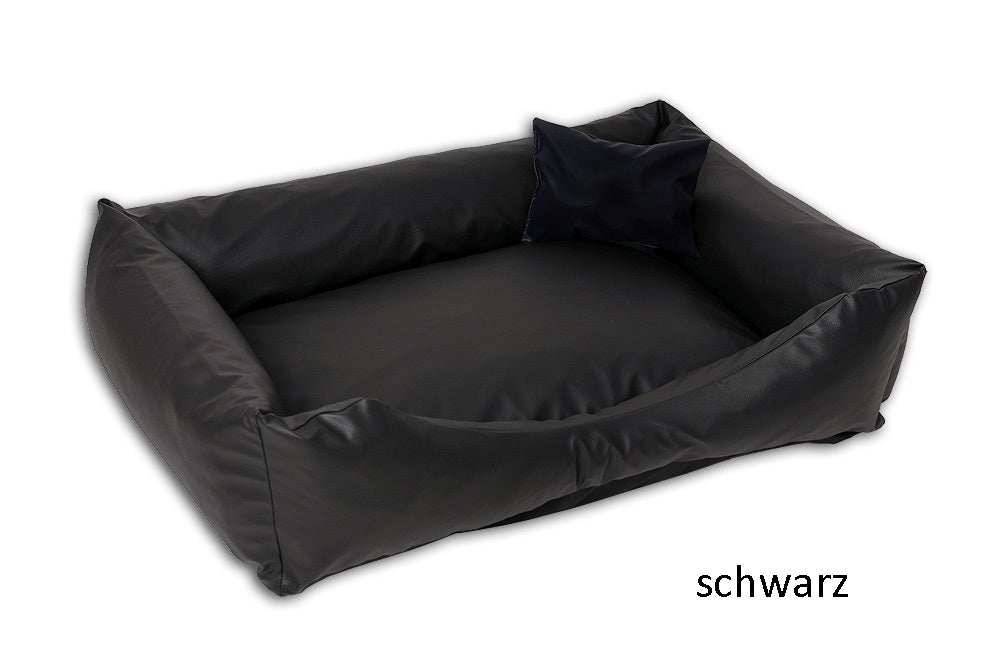 Hundebett aus Kunstleder L-XXXL