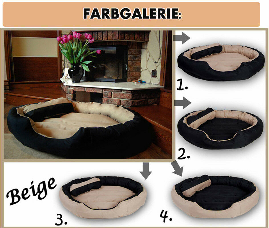 4in1 In- und Outdoor Hundebett L-XXXL
