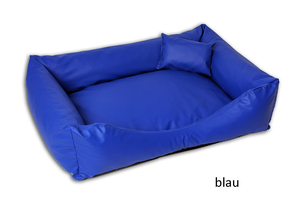 Hundebett aus Kunstleder L-XXXL