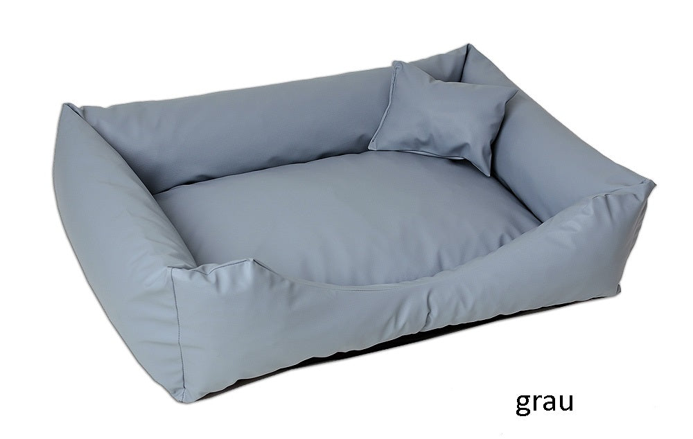 Hundebett aus Kunstleder L-XXXL