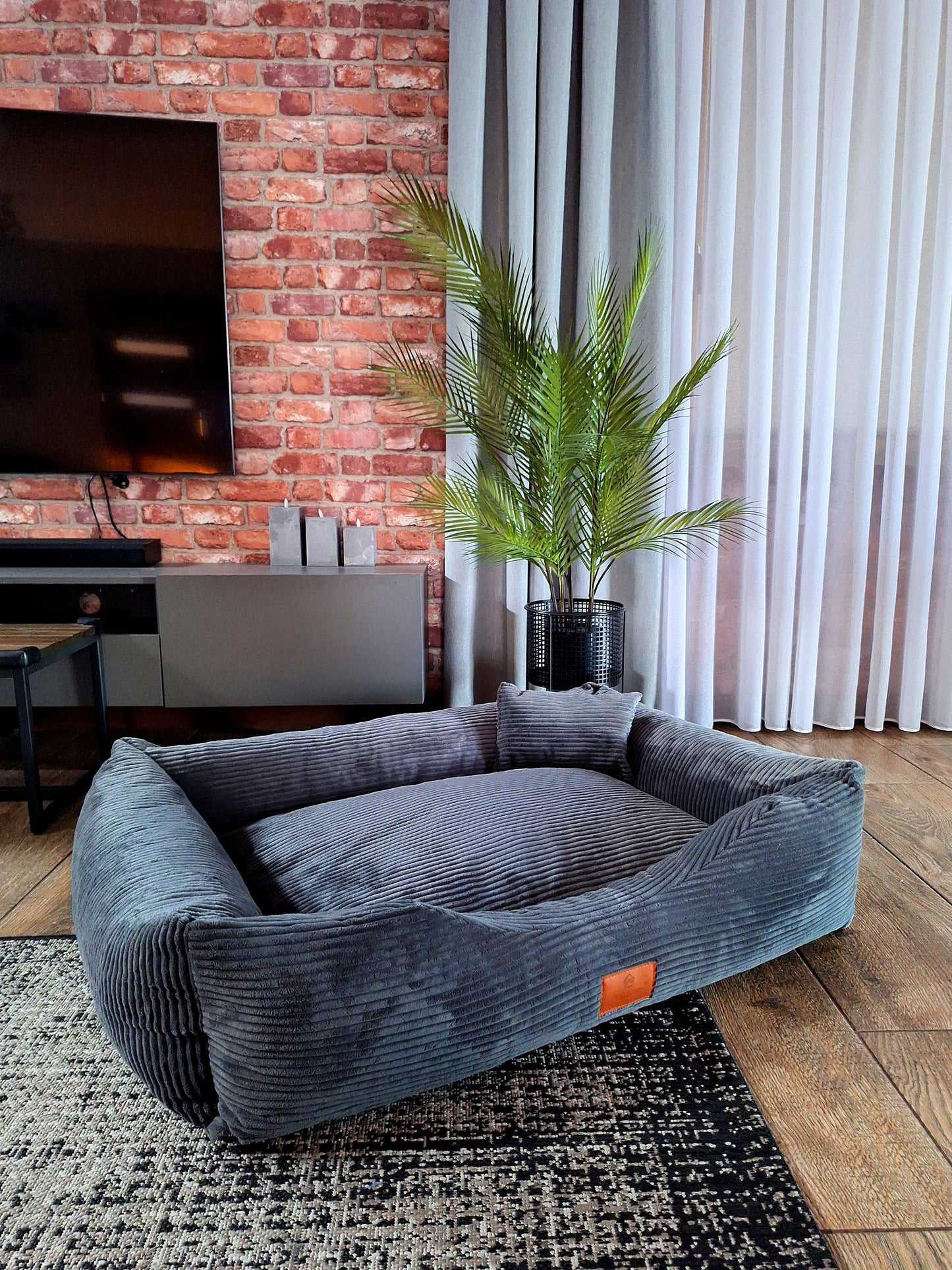 Hundebett aus Kordsamt HB6