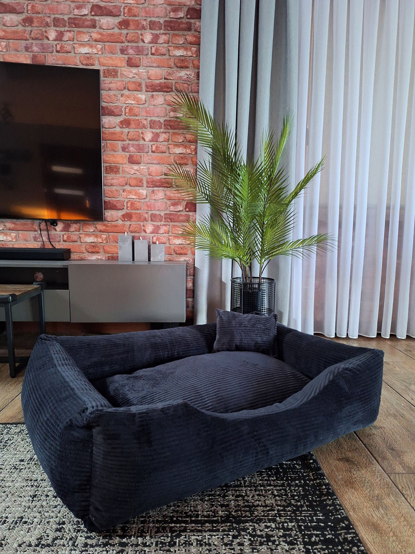 Hundebett aus Kordsamt HB6