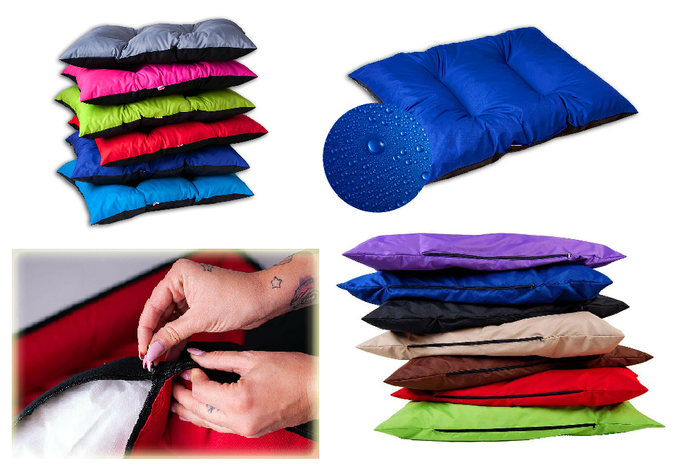 In- und Outdoor Hundekissen XL + Bezug und Reißverschluss HK2