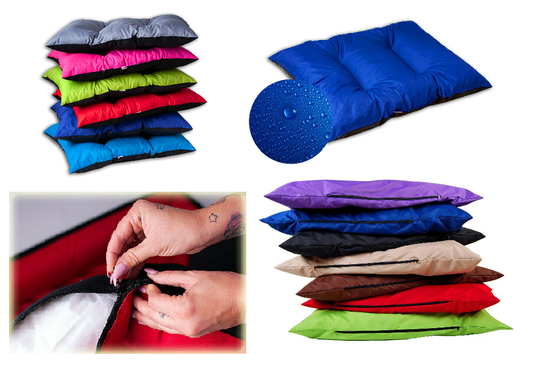 In- und Outdoor Hundekissen XL + Bezug und Reißverschluss